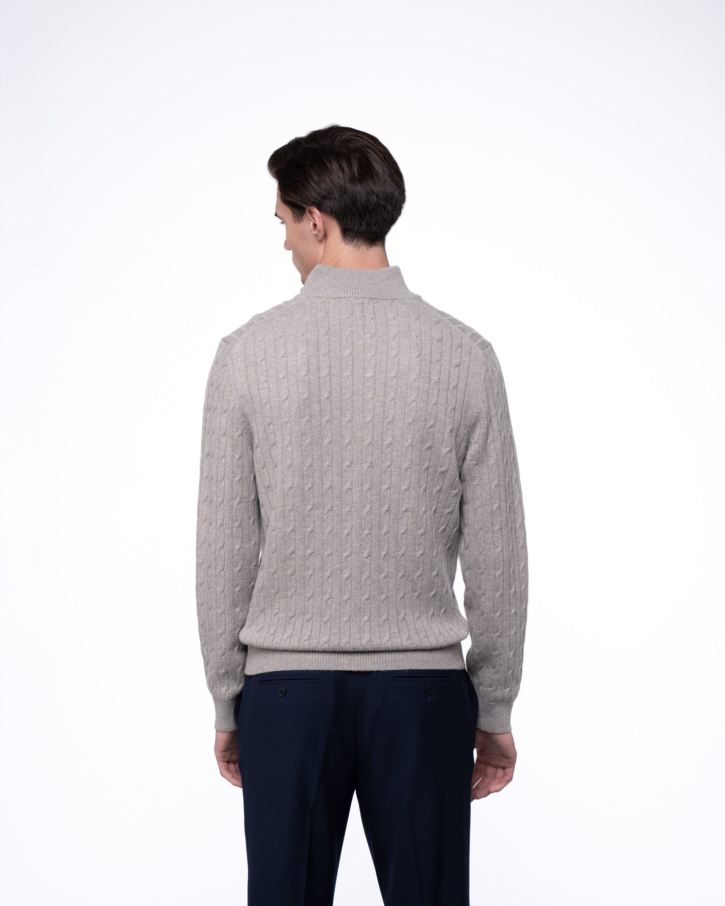Sweter Rozpinany 100% Merino - Ecru